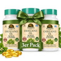 Athina® Oregano Öl Vegan Bio 2 x 60 Kapseln I 100 mg