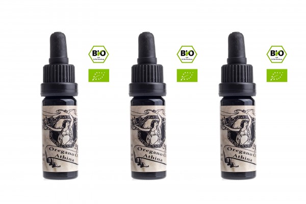Athina® Oregano Öl Bio, 3 x 10 ml DE-ÖKO-006